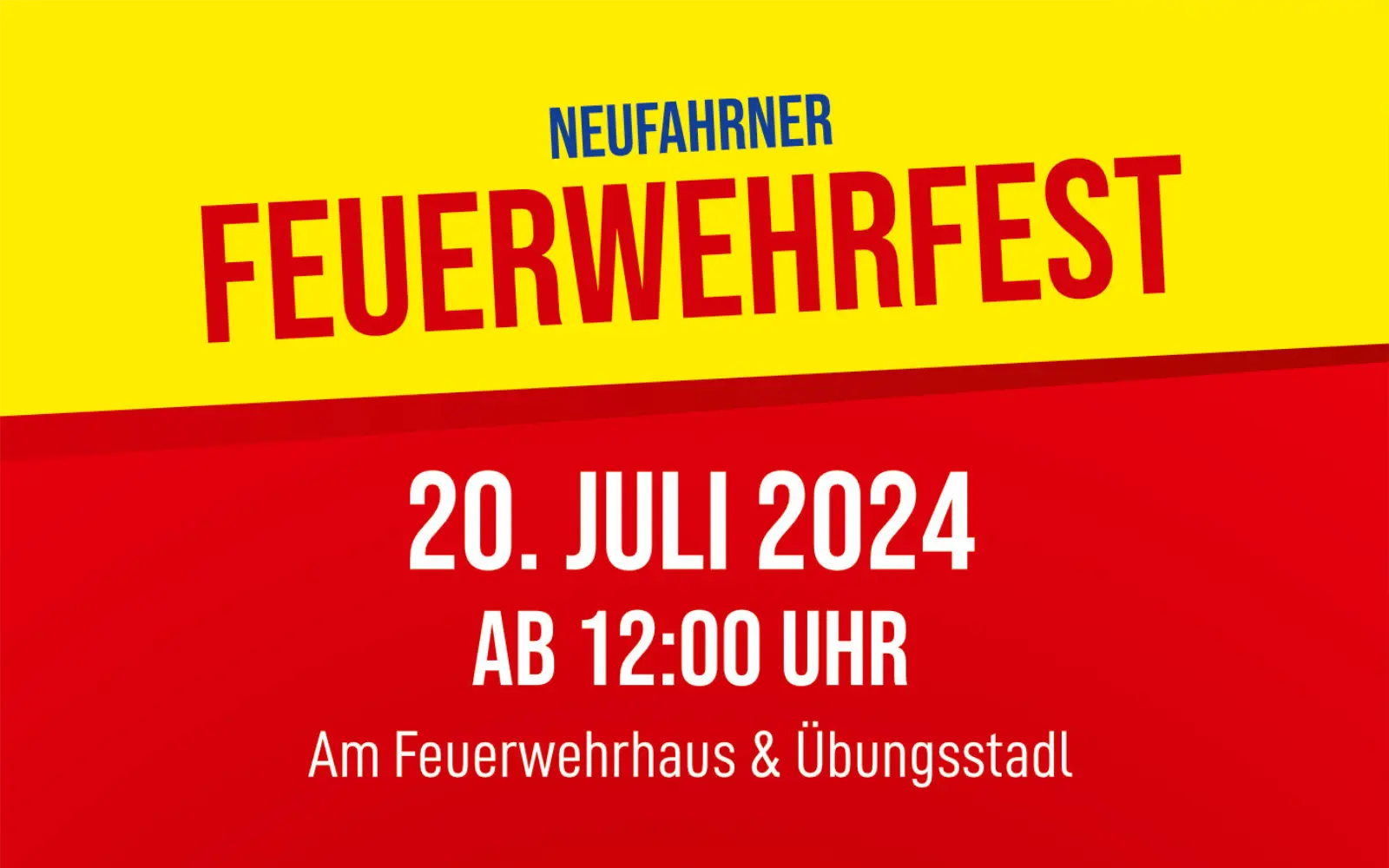 Einladung zum Feuerwehrfest 2024
