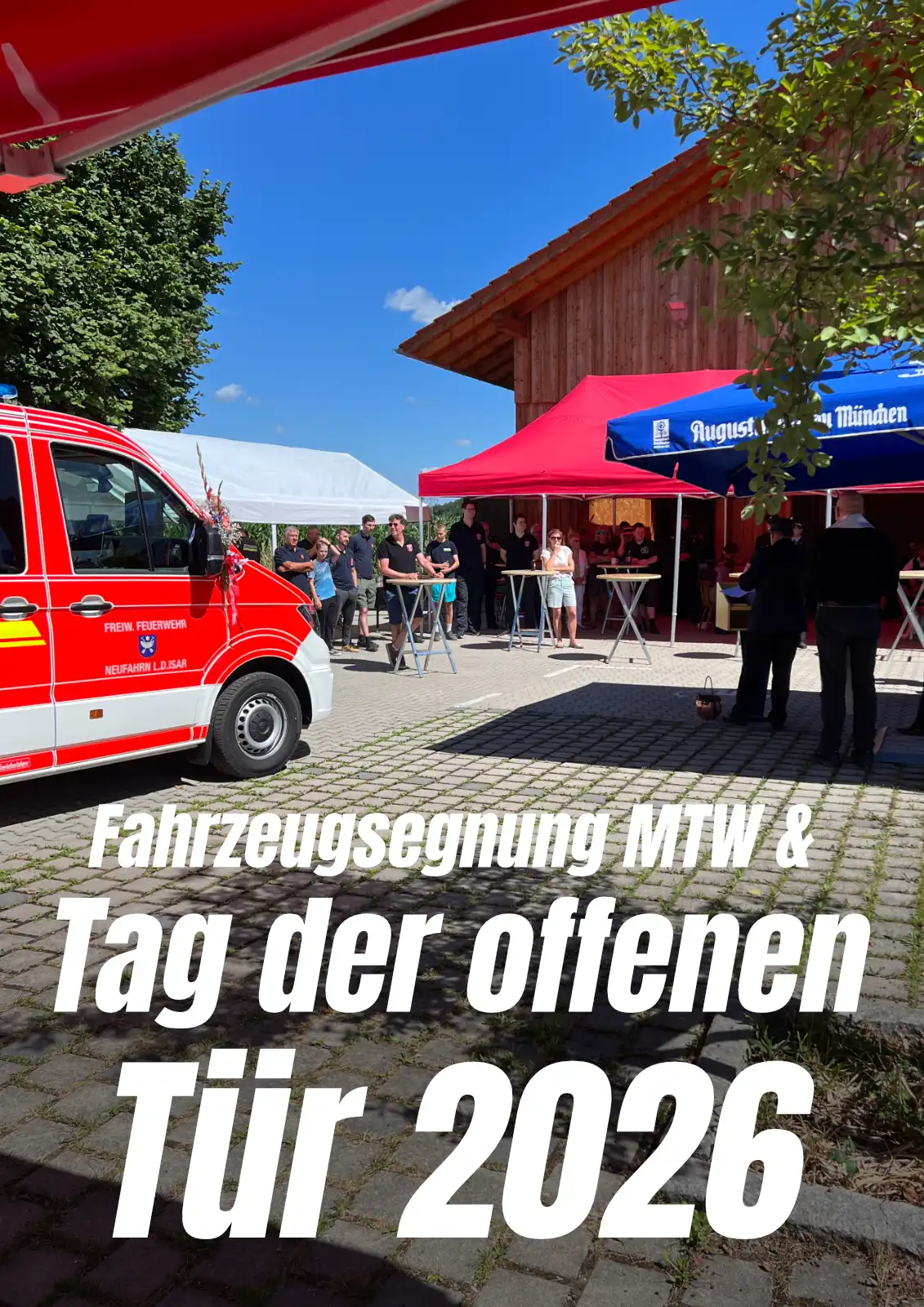 Fahrzeugsegnung MTW Florian 14/1 und Tag der offenen Tür 2026
