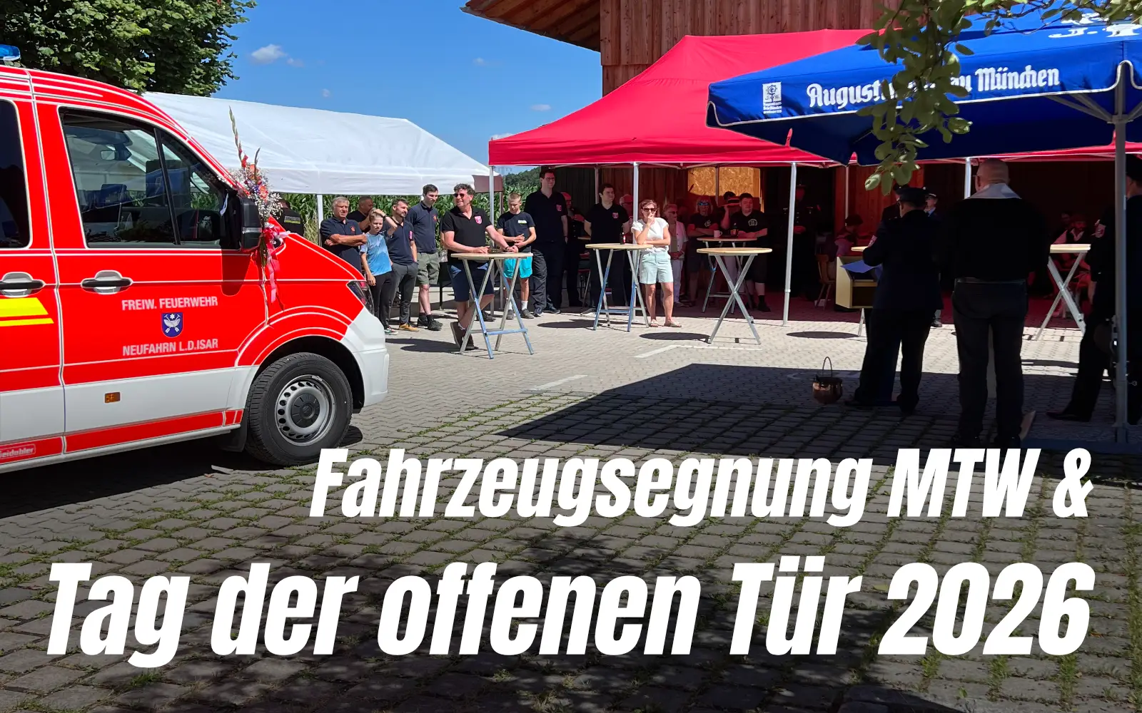 Fahrzeugsegnung MTW Florian 14/1 und Tag der offenen Tür 2026